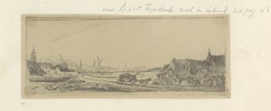 Landschap conheceu een koets Coleção de oitenta e cinco gravuras originais (título da série) de Claude Henri Watelet