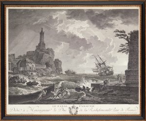 gravuras em aço francês de Claude Joseph (after) Vernet