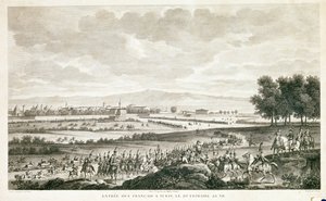 Entrada dos soldados franceses em Turim, c.1796 (gravura) de Claude Joseph Vernet