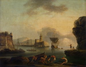 Nápoles de Claude Joseph Vernet