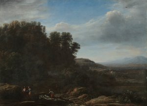 Paisagem italiana, c.1630 (óleo sobre tela) de Claude Lorrain (1600 82)
