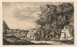Voo para o Egito de Claude Lorrain