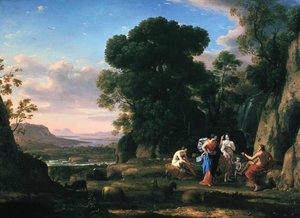 Julgamento de Paris 1645-1646 de Claude Lorrain