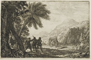 Cena de bandidos de Claude Lorrain