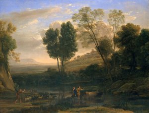 Nascer do sol, c.1646-47 de Claude Lorrain