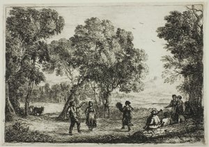 A Dança Country de Claude Lorrain