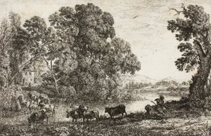 The Cowherd, 1636 de Claude Lorrain