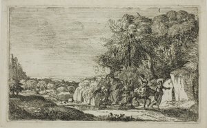 A fuga para o Egito de Claude Lorrain
