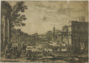 O Fórum Romano de Claude Lorrain