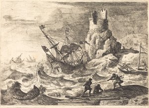 O Naufrágio (Le naufrage) de Claude Lorrain