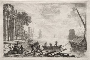 O por do sol, 1634. de Claude Lorrain