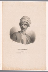 Retrato de um jovem grego
Jeune Grec (título sobre o objecto)
Études (título da série sobre o objecto) de Claude Marie Dubufe