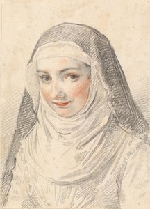 Uma jovem freira de Claude Mellan