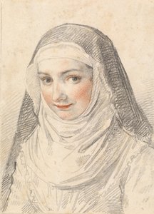 Uma jovem freira de Claude Mellan