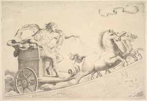 Alegoria em honra de Luís XIV. de Claude Mellan