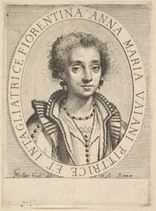 Anna Maria Vaiani, 1624-36. de Claude Mellan