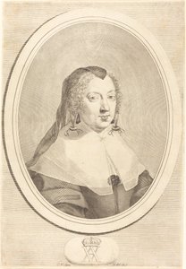 Ana da Áustria de Claude Mellan