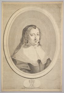 Ana da Áustria, ca. 1645 de Claude Mellan