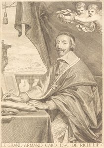 Armand Jean du Plessis, Cardeal Richelieu de Claude Mellan
