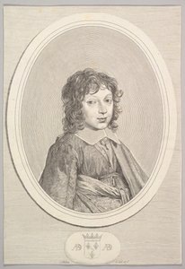 Armand de Bourbon, príncipe de Conti. de Claude Mellan