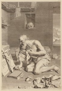 São Jerónimo penitente de Claude Mellan