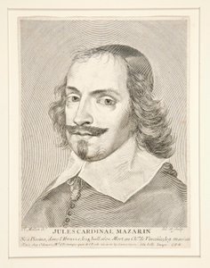 Cardeal Jules Mazarin (1602-1661) de Claude Mellan