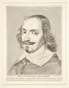 Cardeal Jules Mazarin (1602-1661) de Claude Mellan
