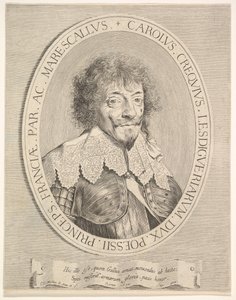 Carlos I de Créquy, duque de Lesdiguières, 1633. de Claude Mellan