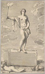 Figura feminina. de Claude Mellan