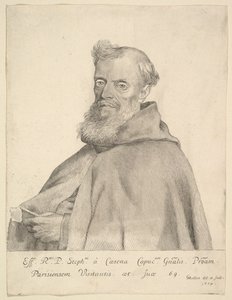 Padre Estevão de Cesena, 1674. de Claude Mellan