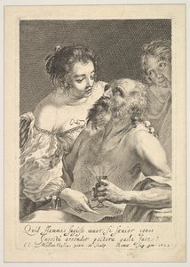 Ló e Suas Filhas, 1629. de Claude Mellan
