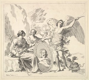 Louis-Emanuel de Valois, Conde de Alaïs e Duque de Angoulême, século XVII. de Claude Mellan