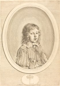 Luís XIV quando menino de Claude Mellan