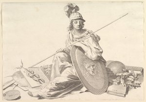 Minerva. de Claude Mellan