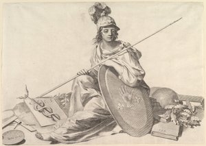 Minerva. de Claude Mellan