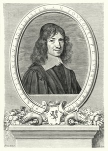 Nicolas Fouquet, Superintendente de Finanças na França sob Louis XIV (gravura) de Claude Mellan