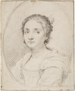 Retrato de Virginia de Vezzo da Velletri de Claude Mellan