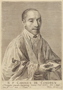 Retrato de Charles de Condren de Claude Mellan