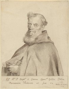 Retrato de Étienne da Cesena de Claude Mellan