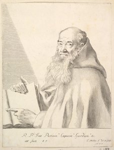 Retrato de Le Père Yves, 1677. de Claude Mellan