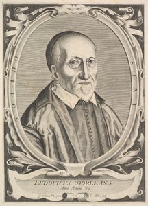 Retrato de Louis d&39;Orléans, 1622. de Claude Mellan