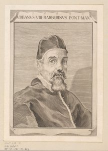 Portret van Urbano VIII de Claude Mellan