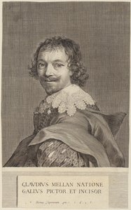 Autorretrato de Claude Mellan de Claude Mellan