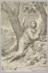 Santo Agostinho, 1660. de Claude Mellan