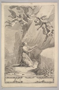 Página de rosto de François de Sales, Introdução à vida devota, 1641. de Claude Mellan