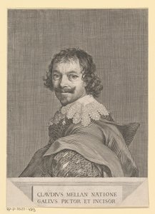 Autorretrato de Claude Mellan