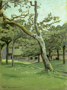 Um pomar de Claude Monet