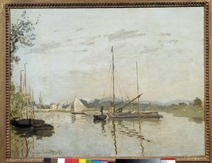 Pintura Argenteuil de Claude Monet (1840-1926) 1872 Sol. 0,5x0,65 m Paris, musee d