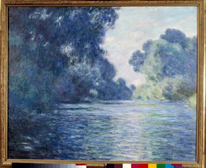Arm de Seine, perto de Giverny. Pintura de Claude Monet (1840-1926) de Claude Monet