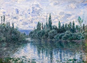 Braço do Sena perto de Vetheuil, c. 1878 (óleo sobre tela) de Claude Monet